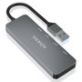 Aisens Hub USB 3.2 Gen 2 con 4 Puertos (2x USB-A y 2x USB-C), 10 Gbps, Gris